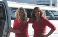 Heather Harris with her partner Mary Salamone